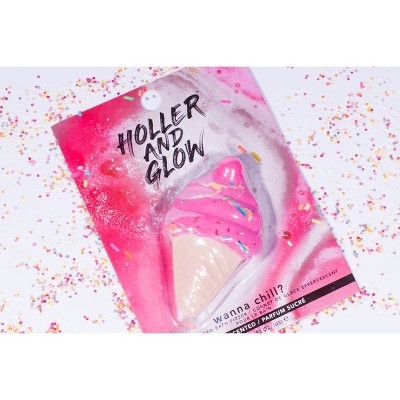 holler and glow bath bombs