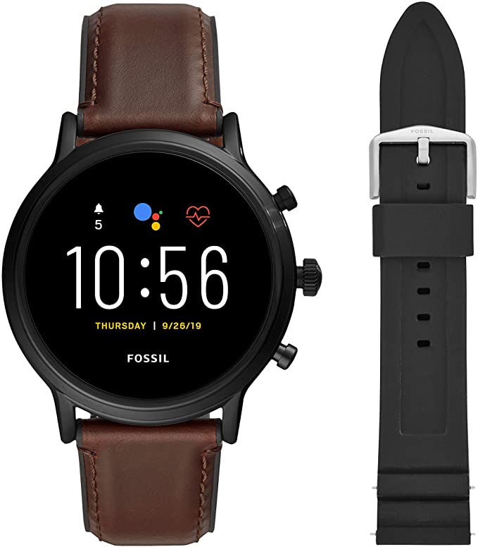 Fossil 5ta Generación modelo Carlyle - Reloj inteligente con pantalla  táctil, de acero inoxidable, con altavoz, con funciones de medición de  frecuencia cardíaca, GPS, NFC, y notificaciones de celulares inteligentes |  Mercandu