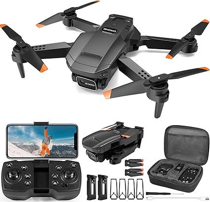 Mini dron con cámara para adultos y niños, cuadricóptero FPV RC ...