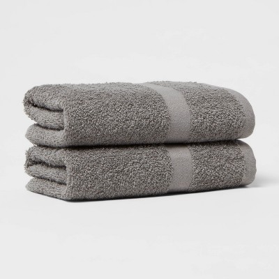 Room Essentials 2pk Hand Towel TAN 15" x 25" 