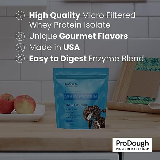 ProDough Gourmet Whey Isolate Proteína en polvo hidrolizada para
