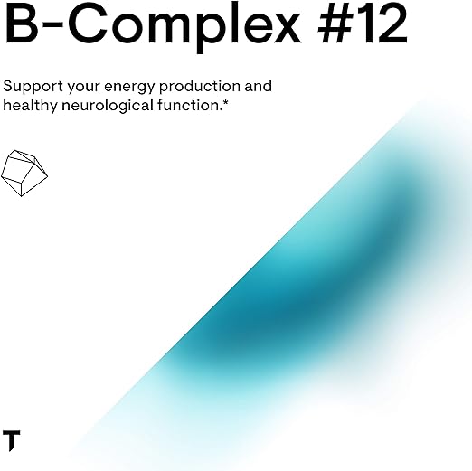 Thorne B Complex 12 Complejo De Vitamina B Con B12 Activo Y Folato Thorne b complex 12 complejo de vitamina b con b12 activo y folato