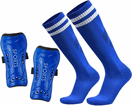 2 Pair 3 Sizes Shin Pads Child Calf Protective Gear 3-15 Years Old Girls Boys Toddler Kids Teenagers GeekSport Soccer Shin Guards Youth 