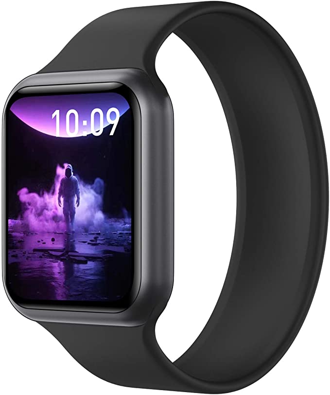 Correa para Apple Watch Series 6 de 1.732 in, sin cierres de silicona suave  para Apple Watch 1.496 in, 1.575 in, 1.654 in, para mujeres, hombres,  resistente al agua, para iWatch Series 6 5 4 3 2 1 SE (negro 38/1.575 in) |  Mercandu
