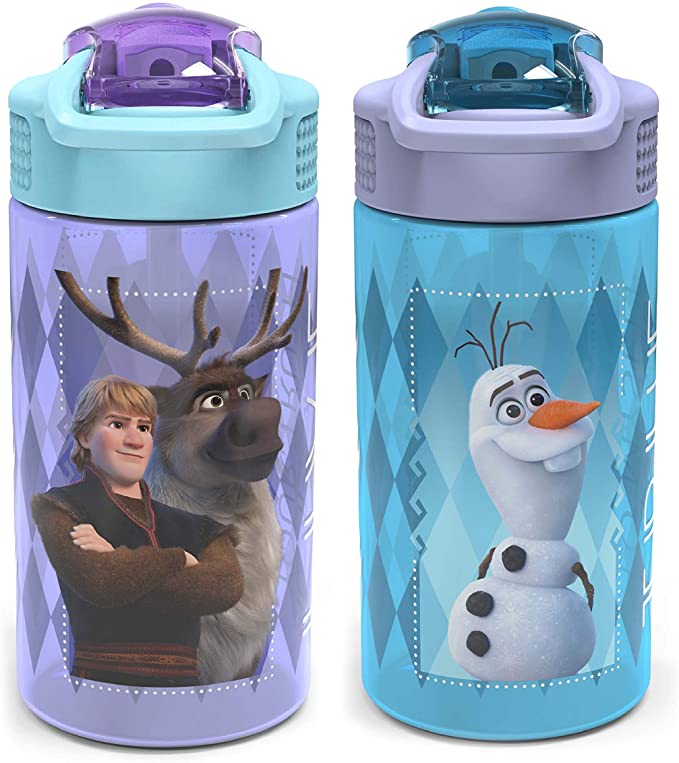 divertido juego de bebidas es perfecto para niños 16 oz, Anna & Elsa y Olaf 4 unidades Zak Designs Disney Frozen 2 vasos de anidación de 15 onzas incluye vasos de plástico duradero 