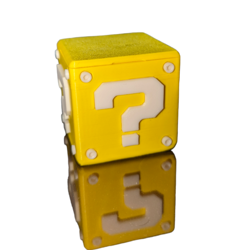 Game Case para juegos de Nintendo Switch diseño de Question Box (Super Mario Bros.)