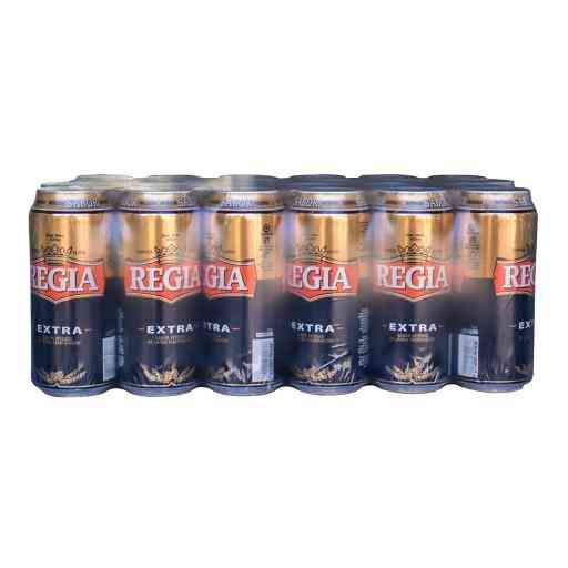 Cerveza Regia Lata Completa 24Pk -16 onzas