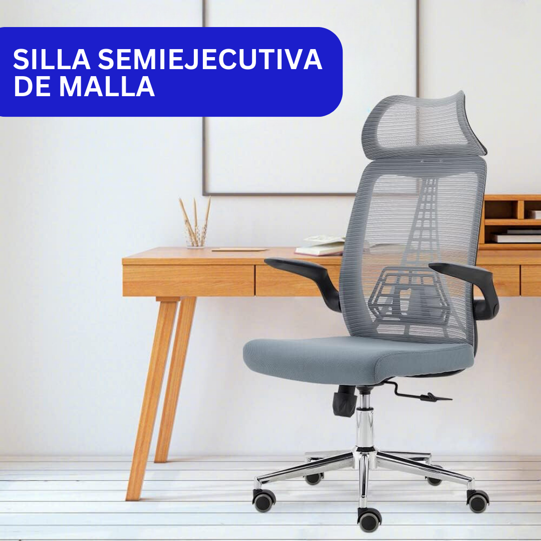 Silla de malla para oficina Multifuncional