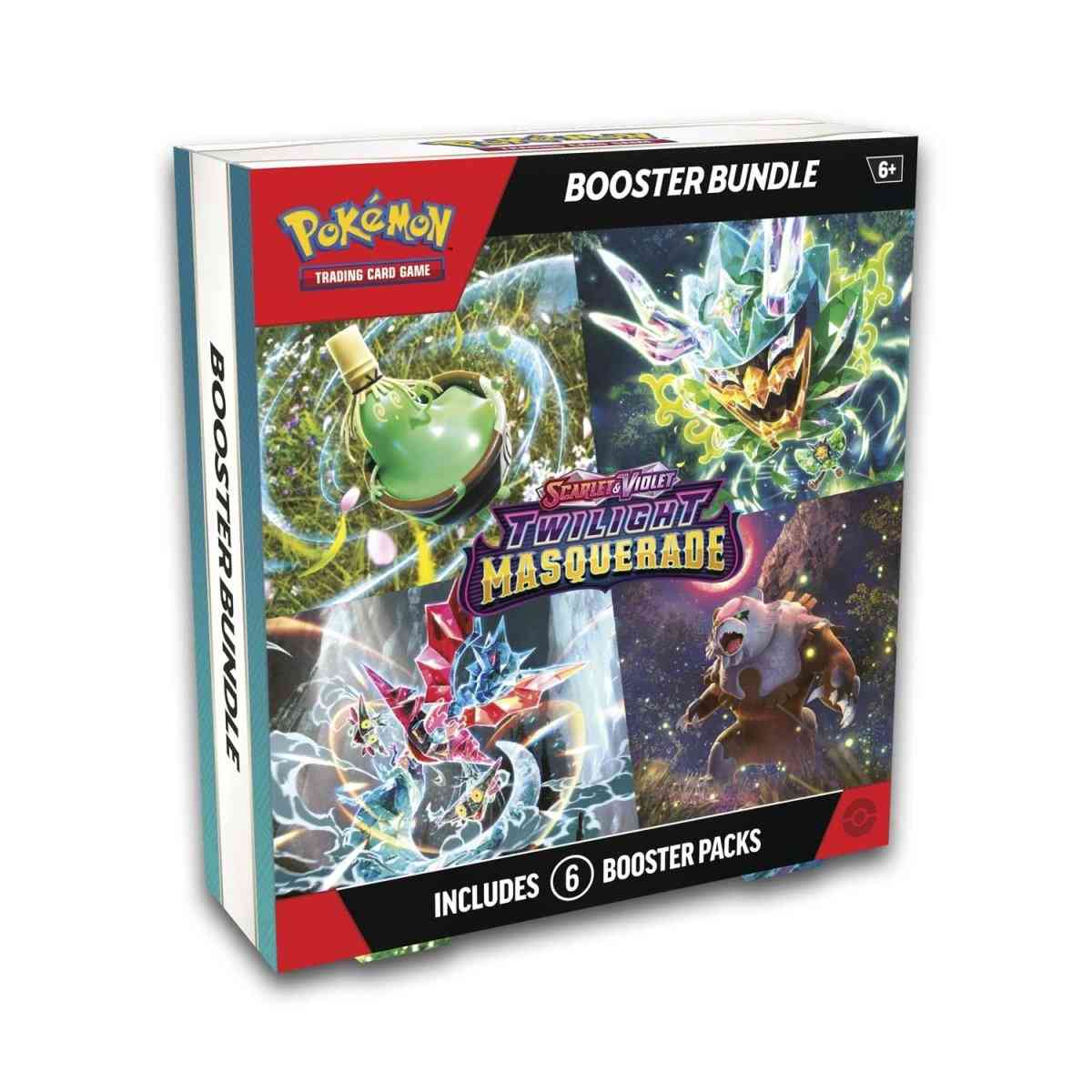 Pokémon TCG: Scarlet & Violet - Twilight Masquerade Booster Bundle (6 Packs)