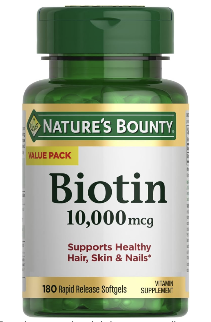 Nature's Bounty Biotina 10000 mcg, 180 cápsulas