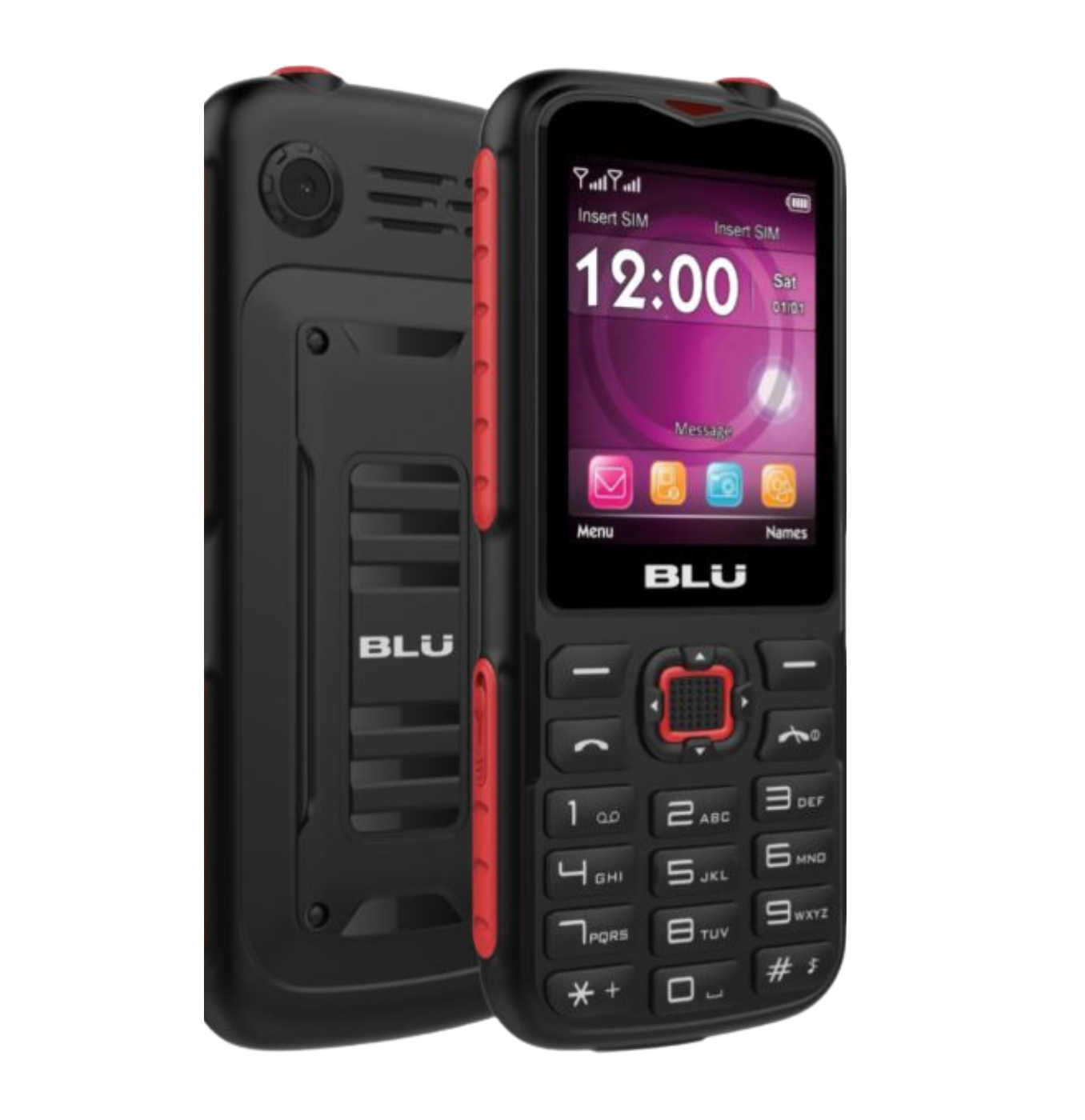 BLU Tank Mini Dual SIM / Celular desbloqueado / Rojo