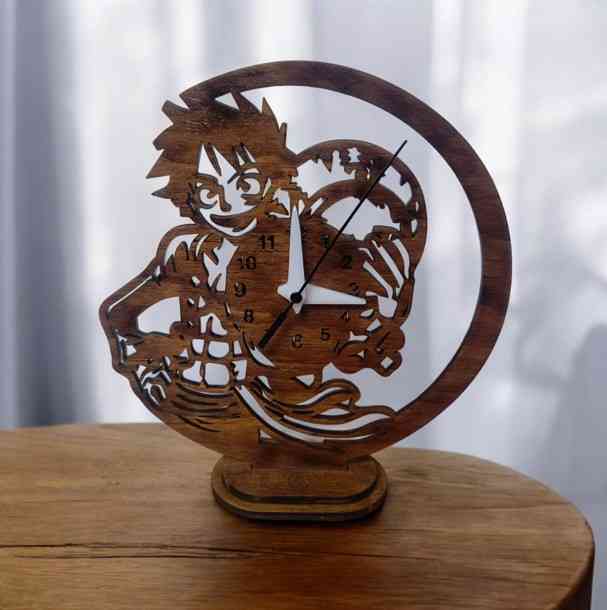 Reloj Escritorio Luffy