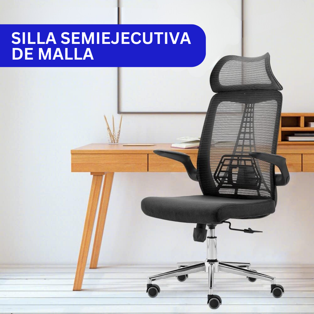 Silla de malla para oficina Multifuncional