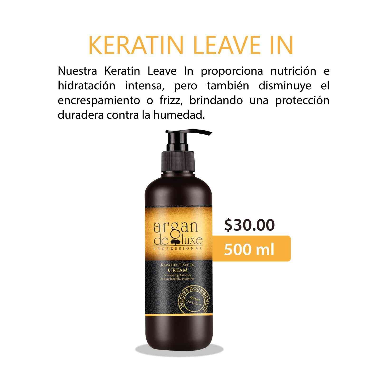 Keratin Leave in 500 ml