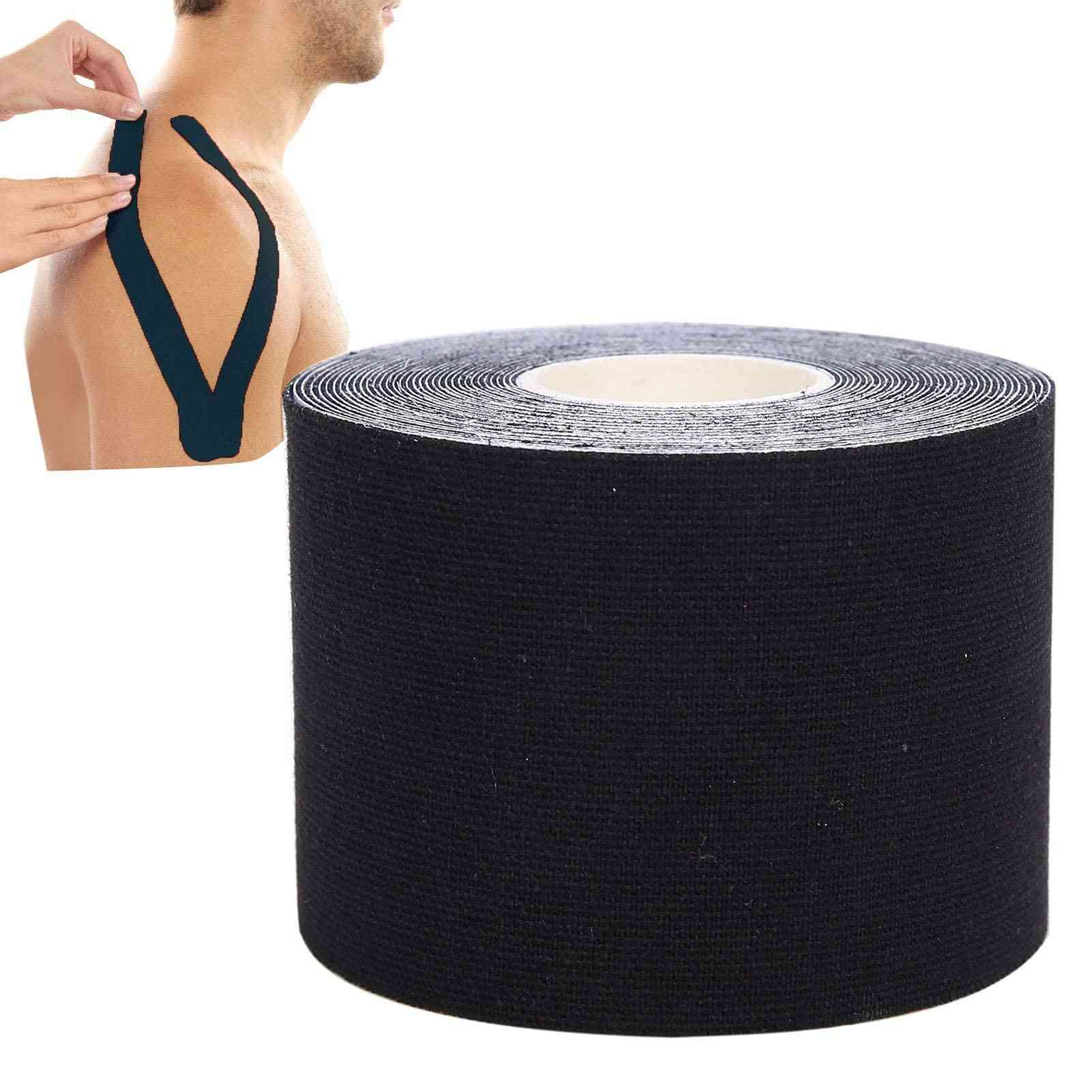 Vendaje Neuromuscular R -TAPE, Medida  5x5 cms Negro