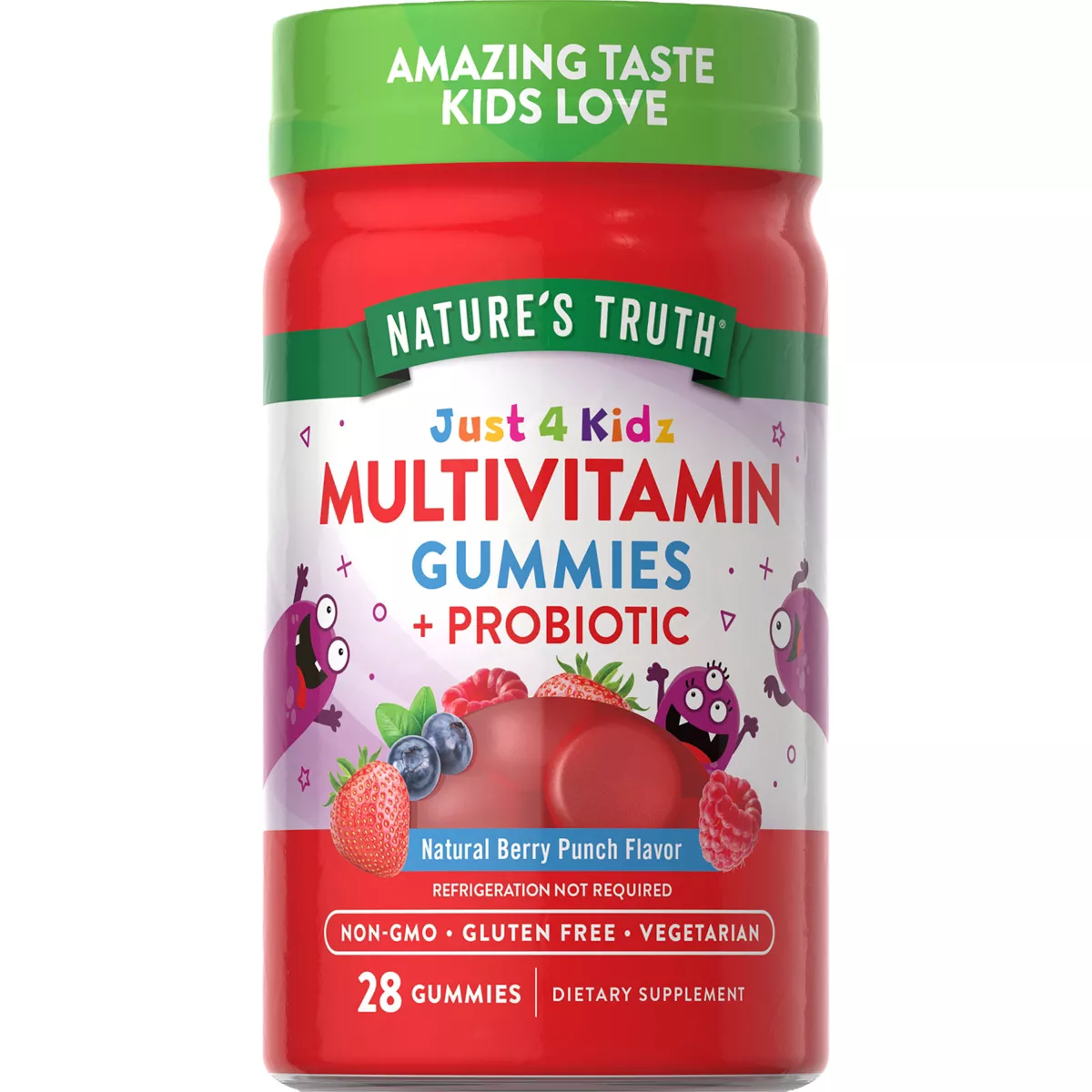 Gomita multivitamínica + probióticas para niños de Nature's Truth - 28ct