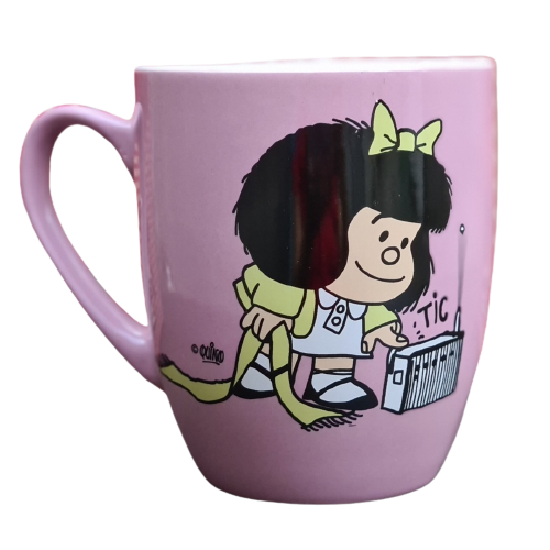 Taza Oficial Mafalda color lila