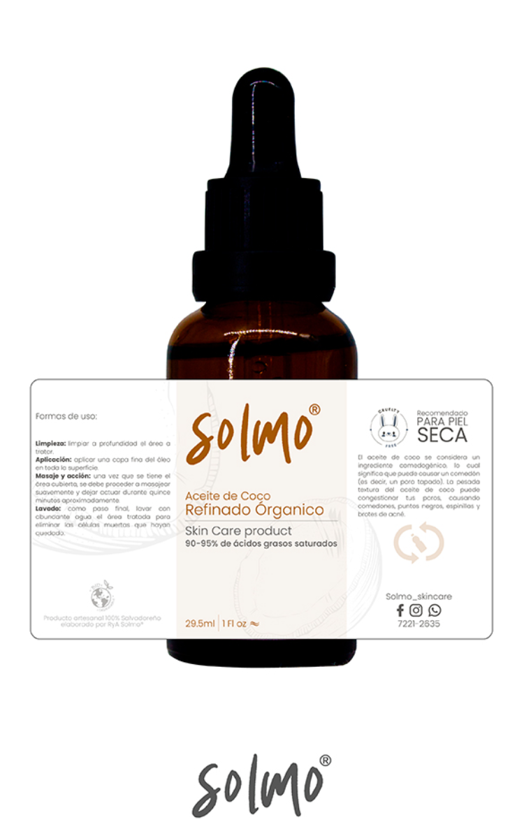 Aceite coco orgánico 1onz