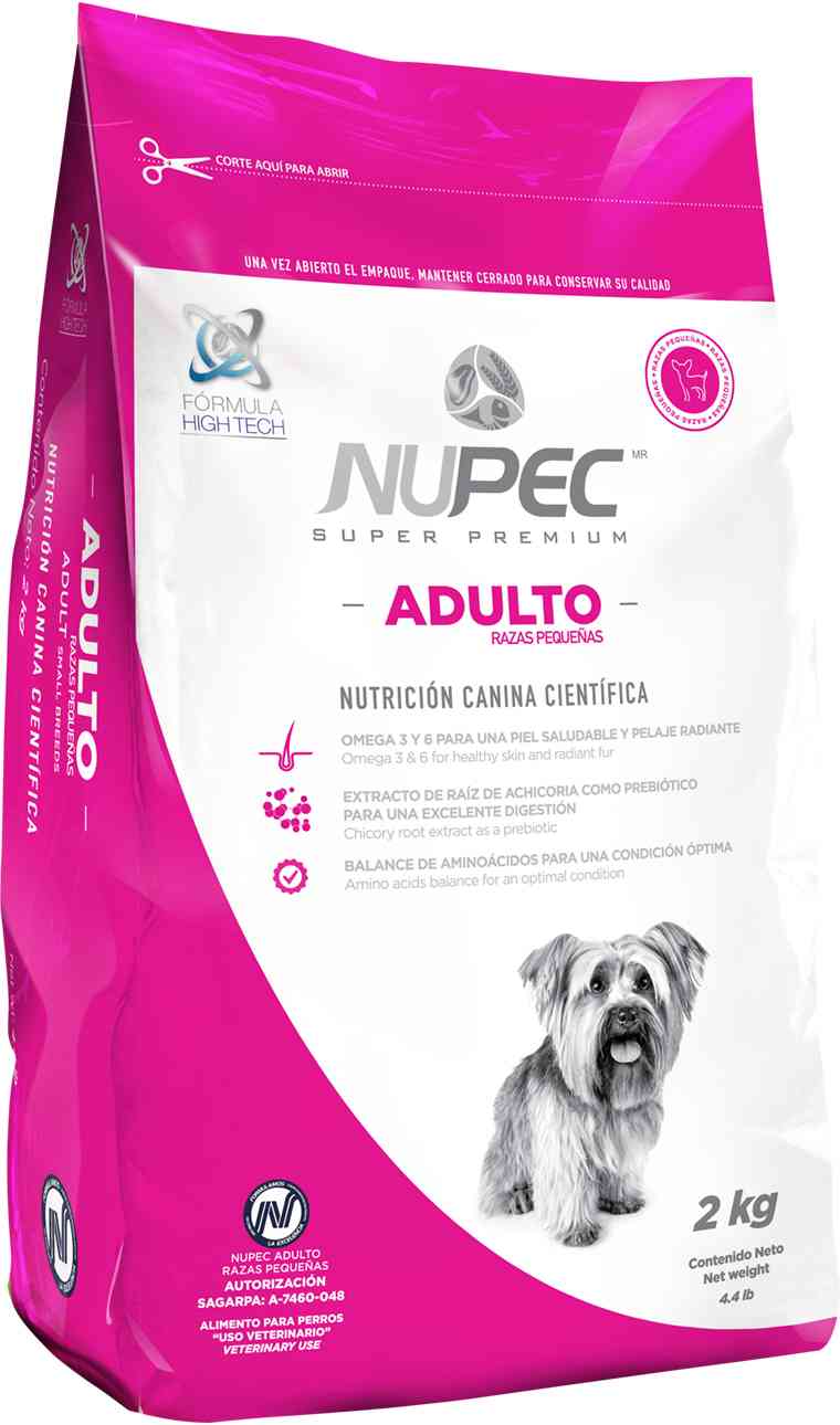 NUPEC ADULTO RAZA PEQUEÑA -Presentación de 2kg