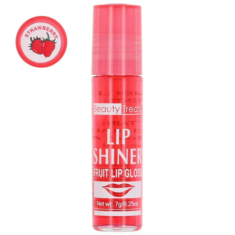 🍓 Strawberry- Lip Shiner Fruit Lip Gloss Beauty Treats