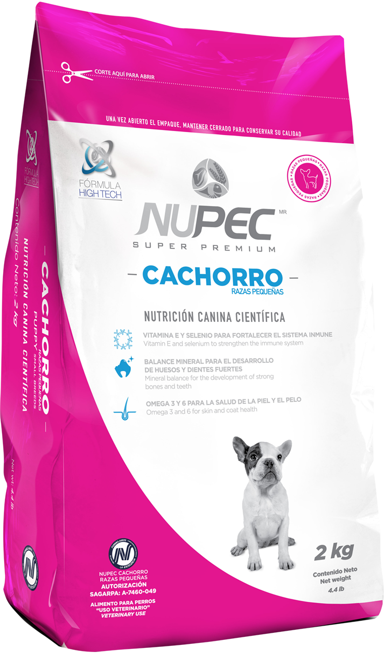 NUPEC CACHORRO RAZA PEQUEÑA -Presentación de 2 kg