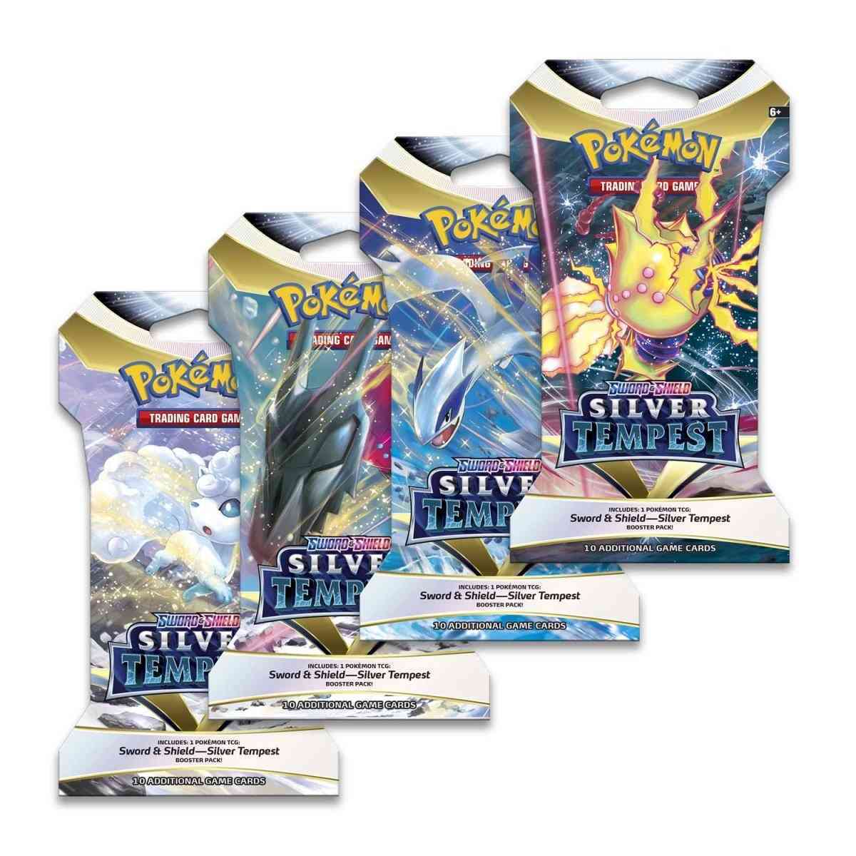 Pokémon TCG: Sword & Shield - Silver Tempest Sleeved Booster Pack (10 Cards)
