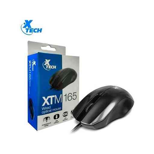 Mouse Xtech Xtm-165, Alámbrico, optico