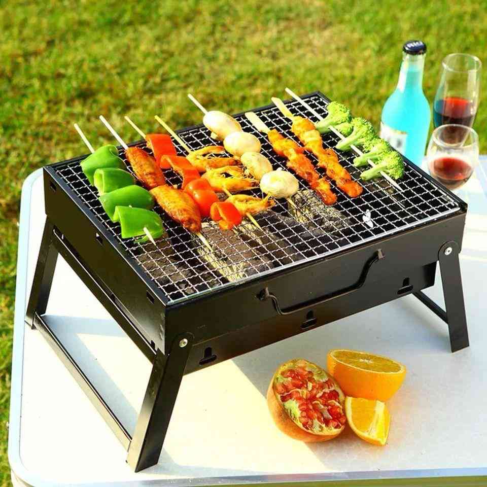 Parrilla portatil plegable