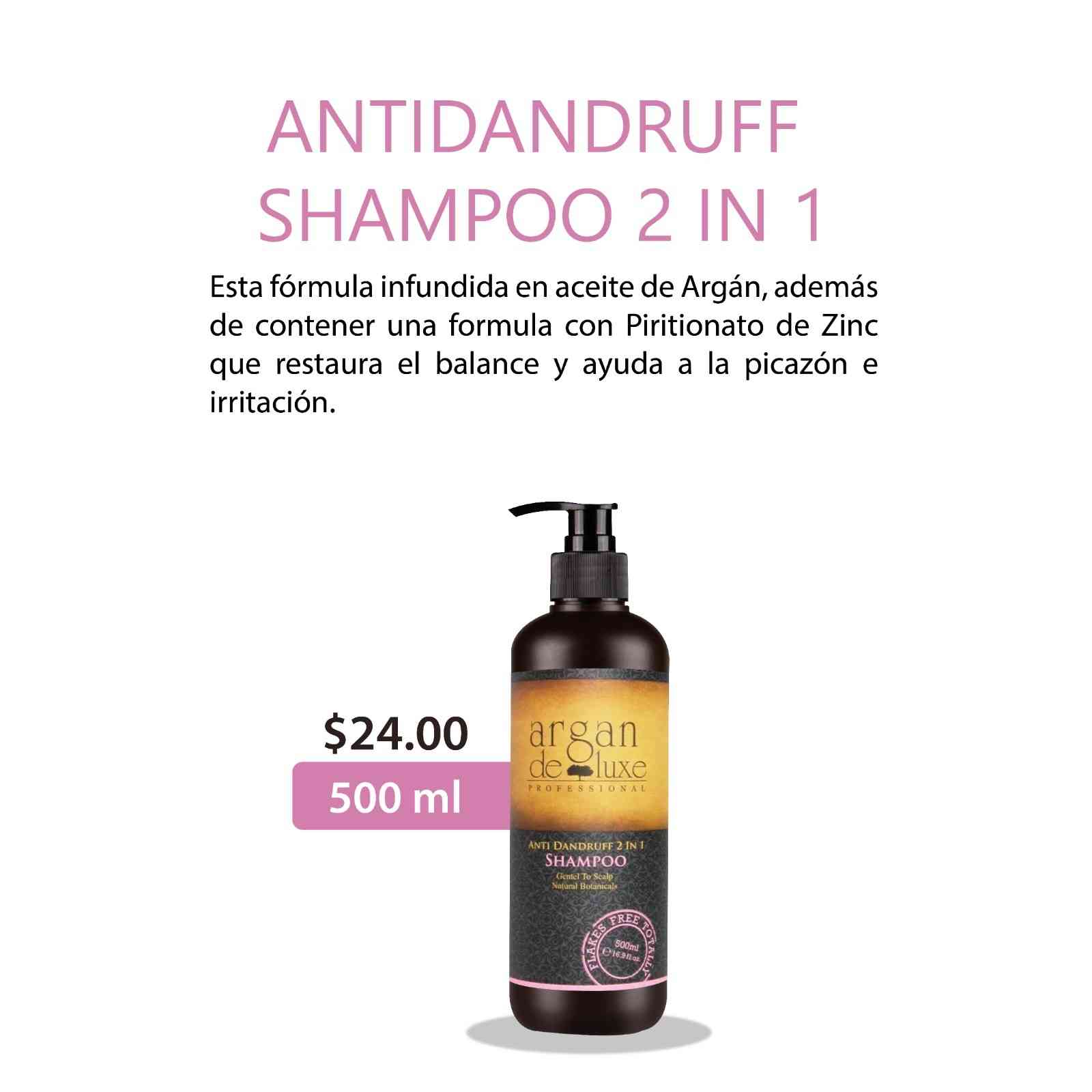Antidandruff Shampoo 2 in 1 500ml