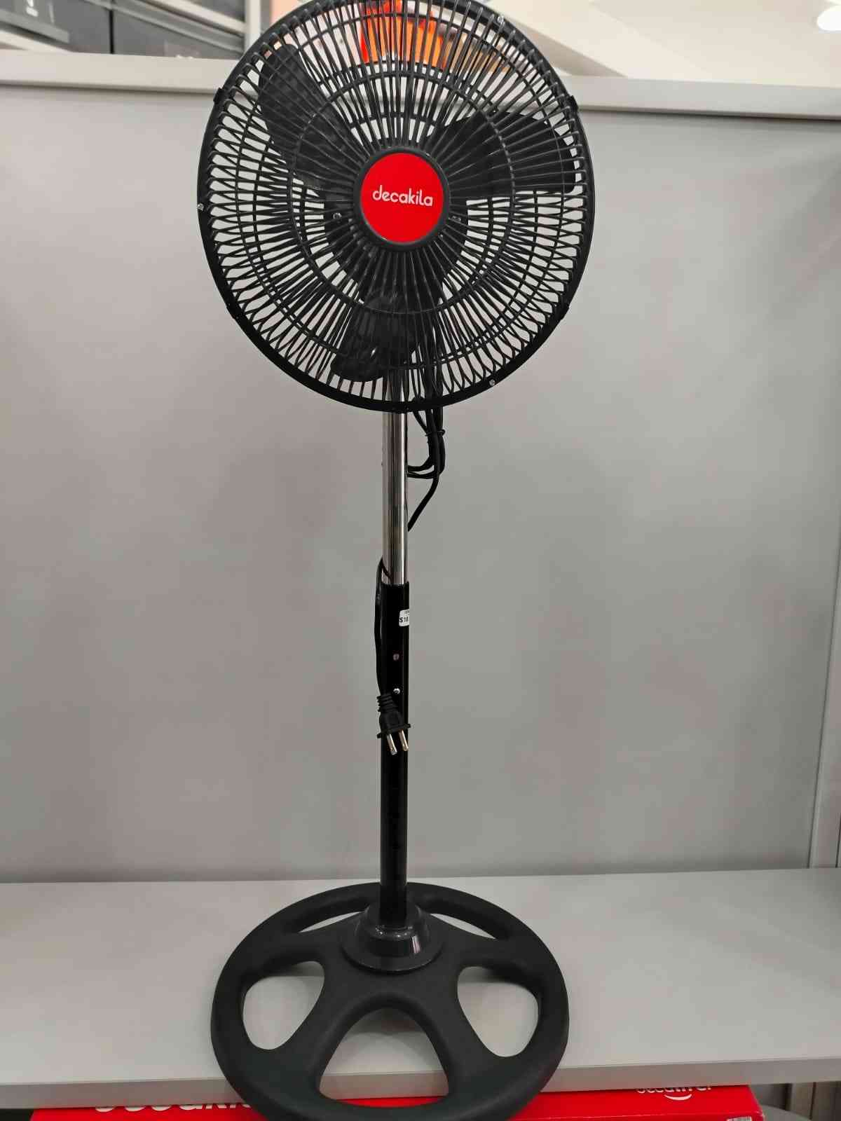 VENTILADOR PEDESTAL NEGRO