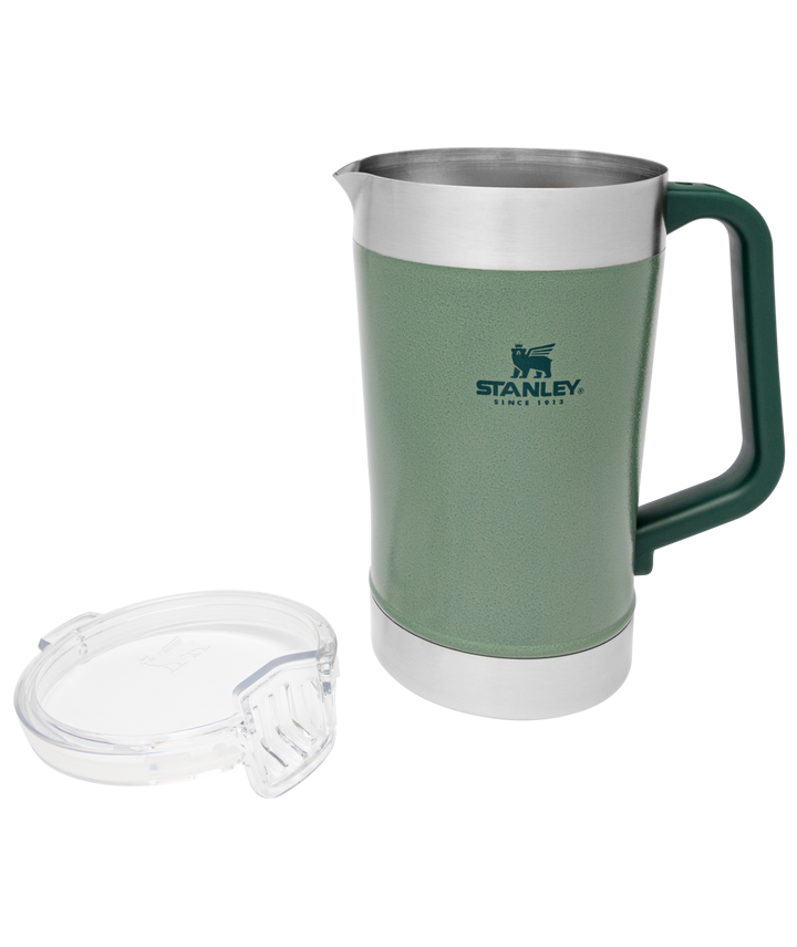 CLASSIC STAY CHILL BEER PITCHER 64 OZ Hammertone Green Mercandu